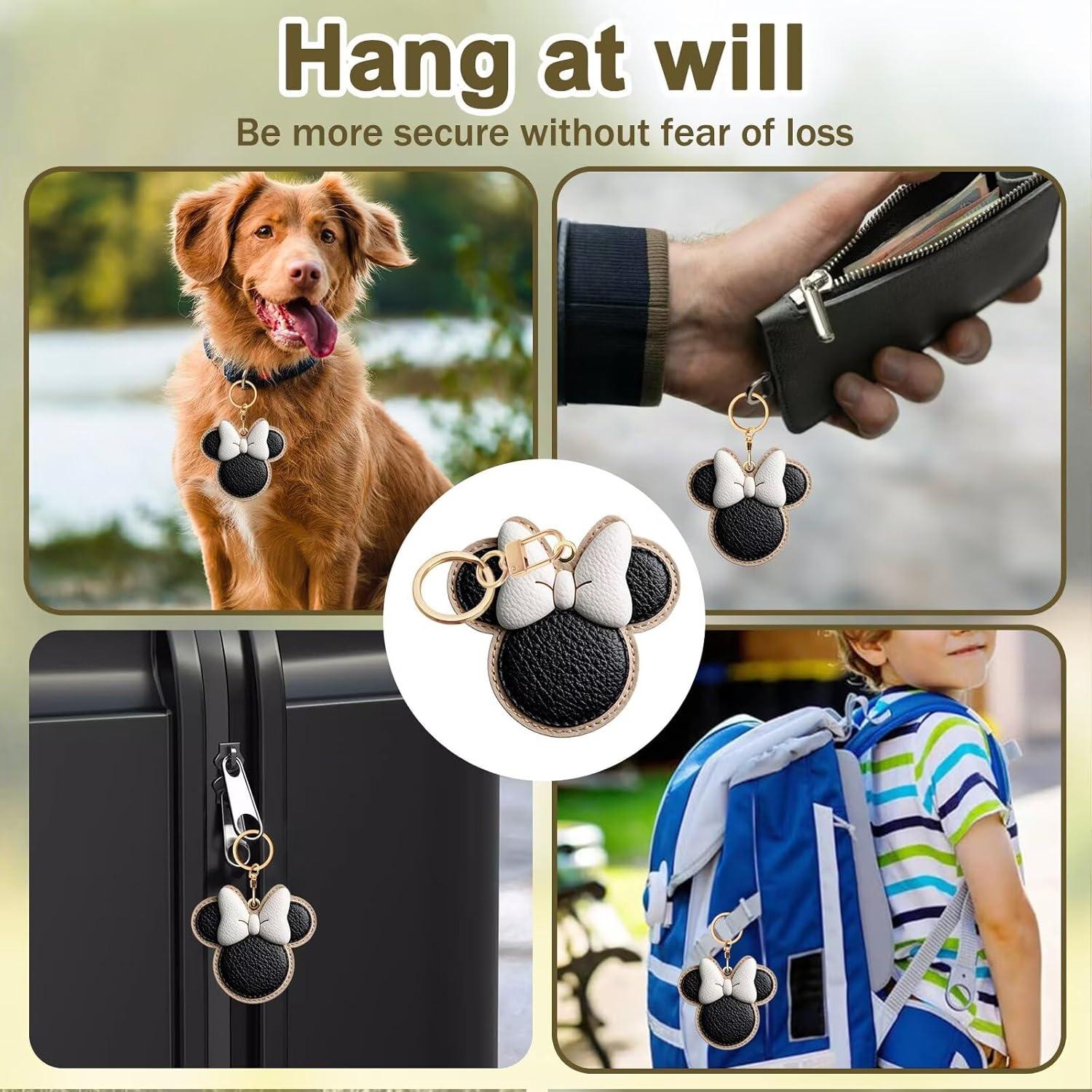 Llavero de Cuero PU Genérico para GPS y Tarjetas 8.9x8.9 cm