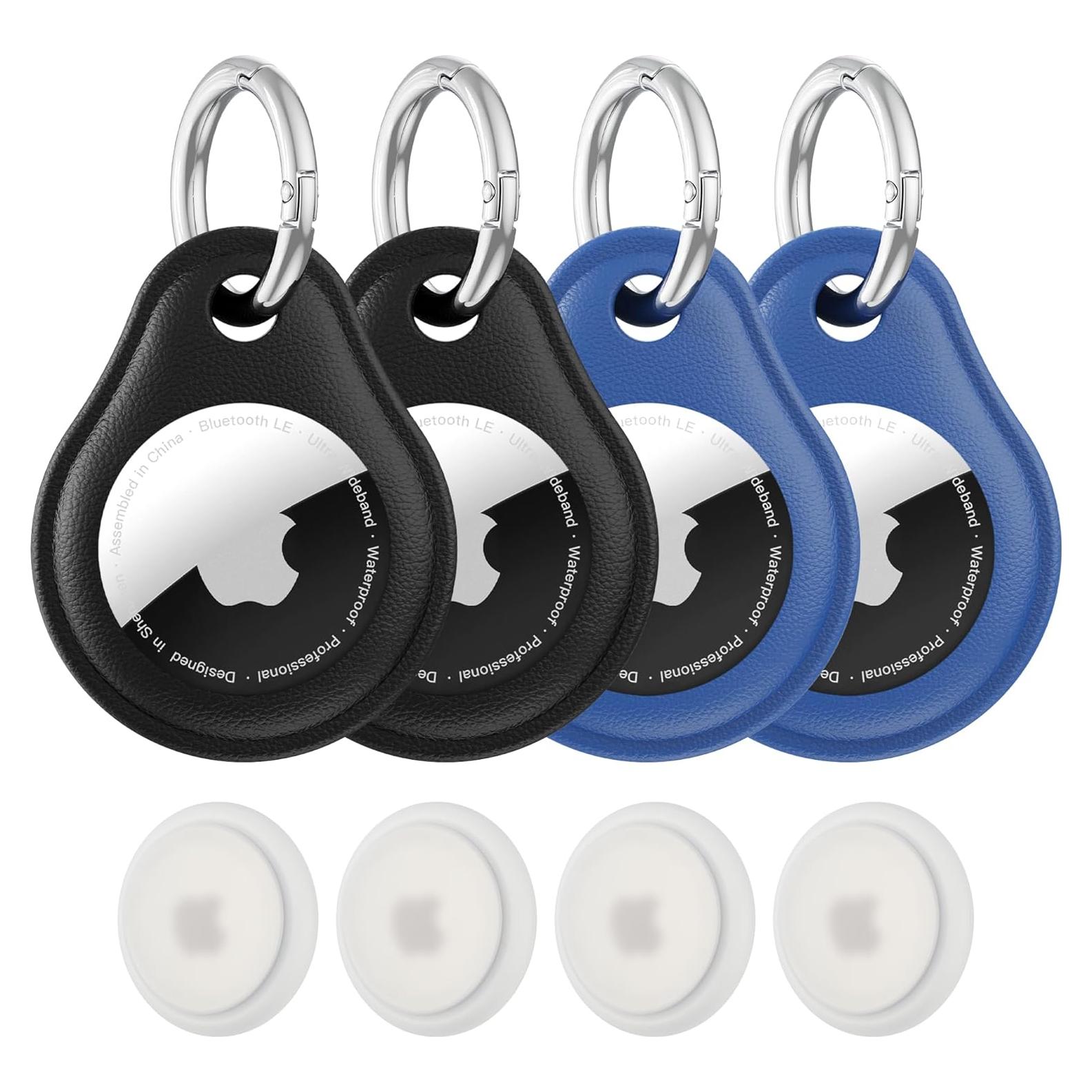 Soporte de Llavero Airtag LandForce - 4 Piezas Impermeable IPX8