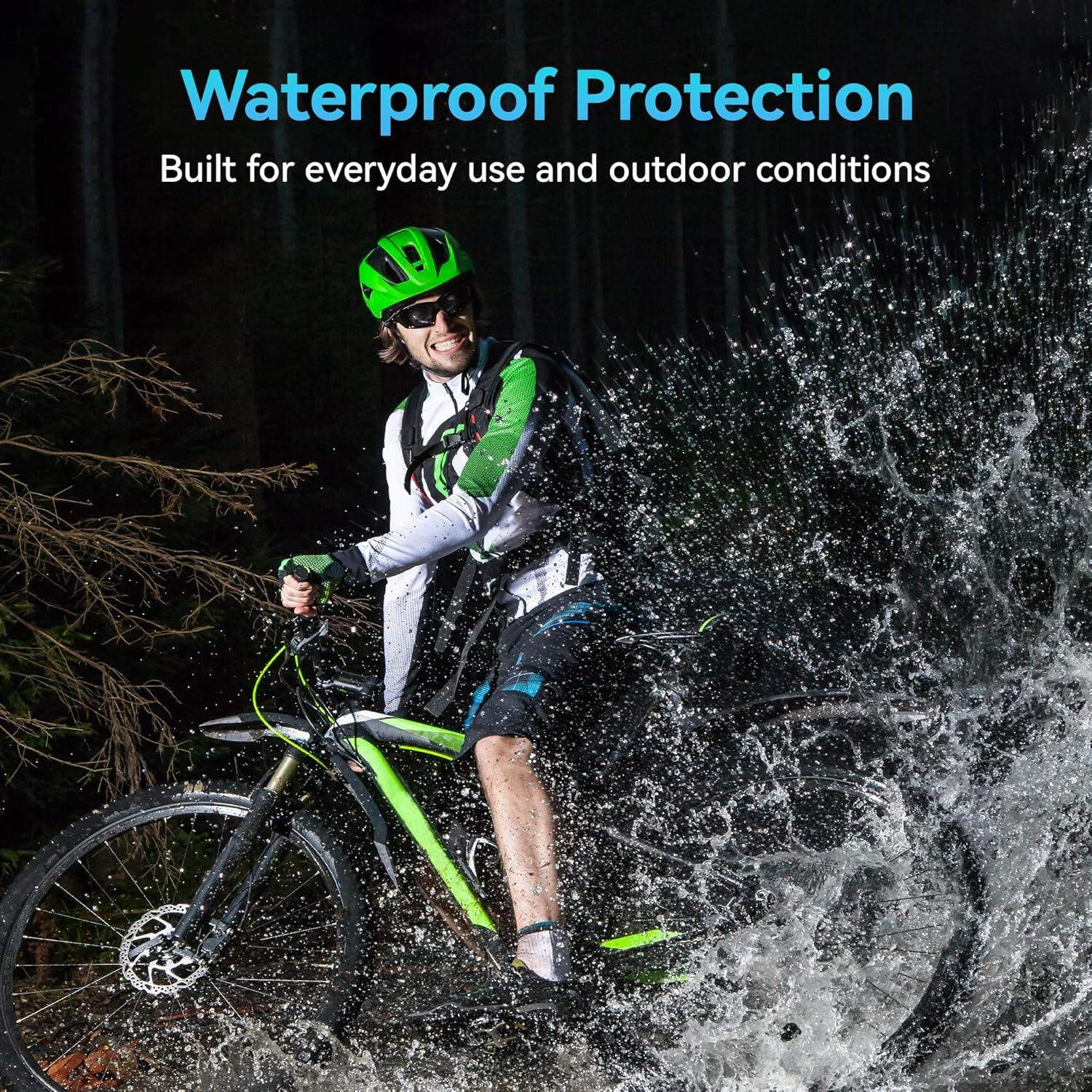 Soporte para bicicleta EFEALL para AirTag oculto negro