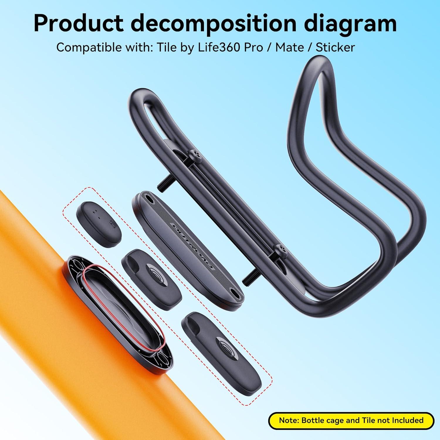 Soporte para Bicicleta CITYWAY para Tile Pro/Mate/Sticker IPX8