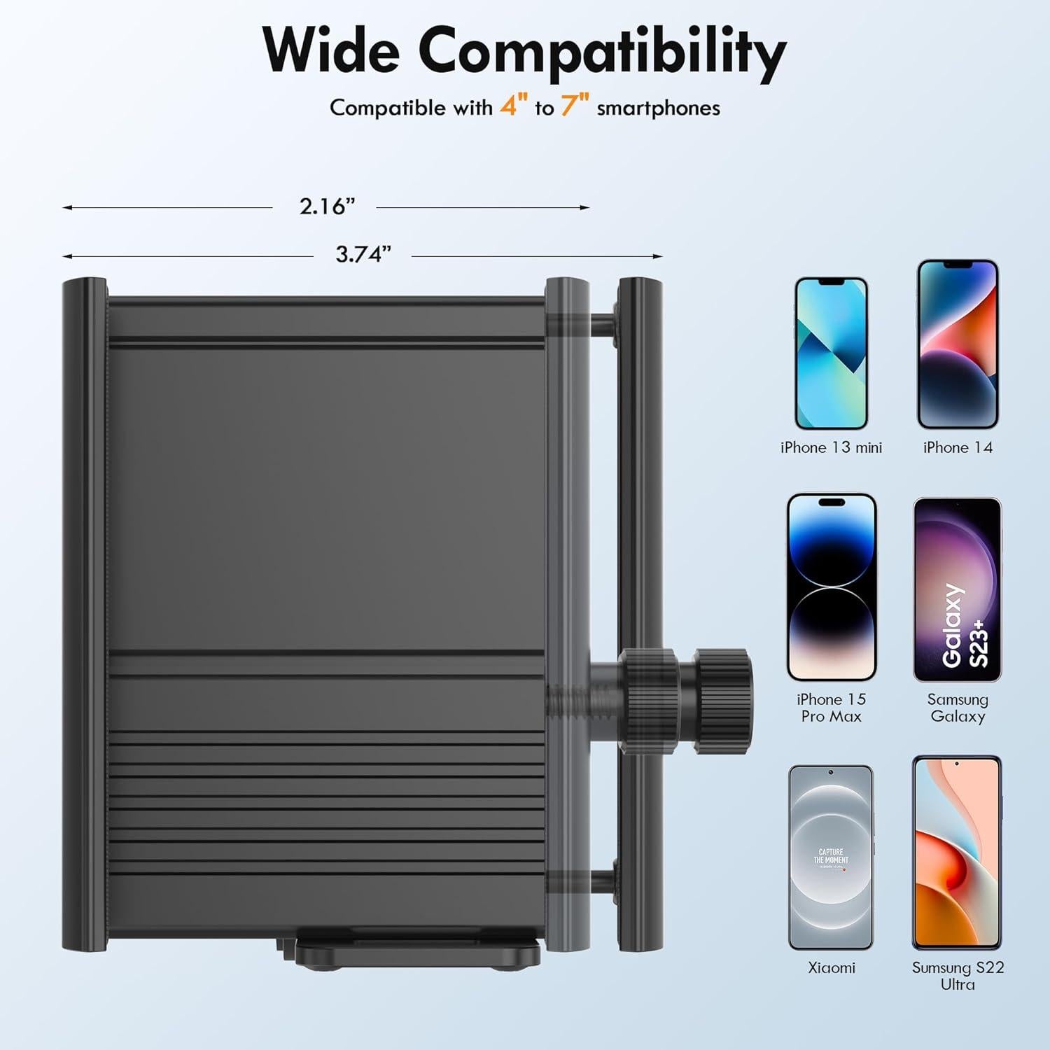 Soporte para Teléfono de Bicicleta Lulaven con Airtag Oculto