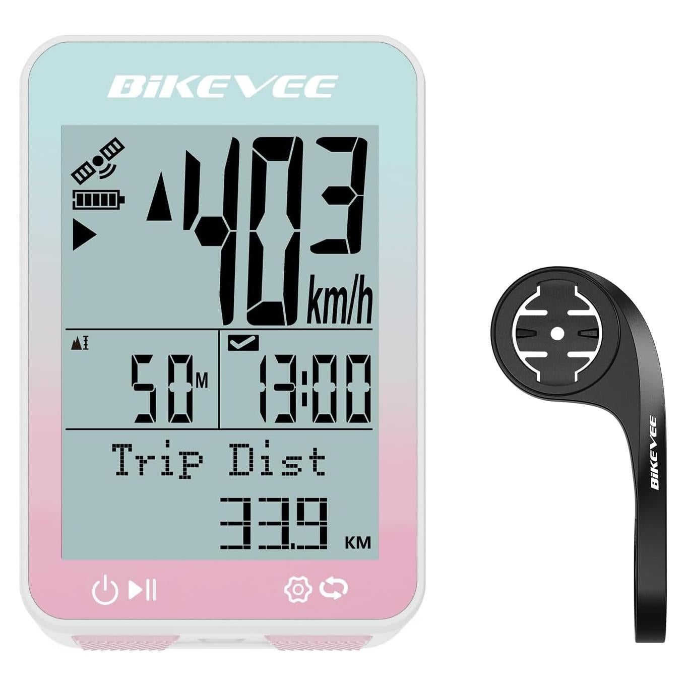 Computadora de Bicicleta GPS Bikevee BKV310AB 2.4" LCD IPX7
