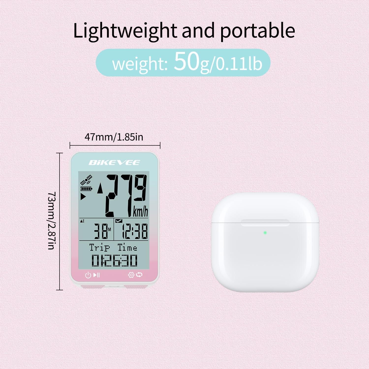 Computadora de Bicicleta GPS Bikevee BKV310AB 2.4" LCD IPX7