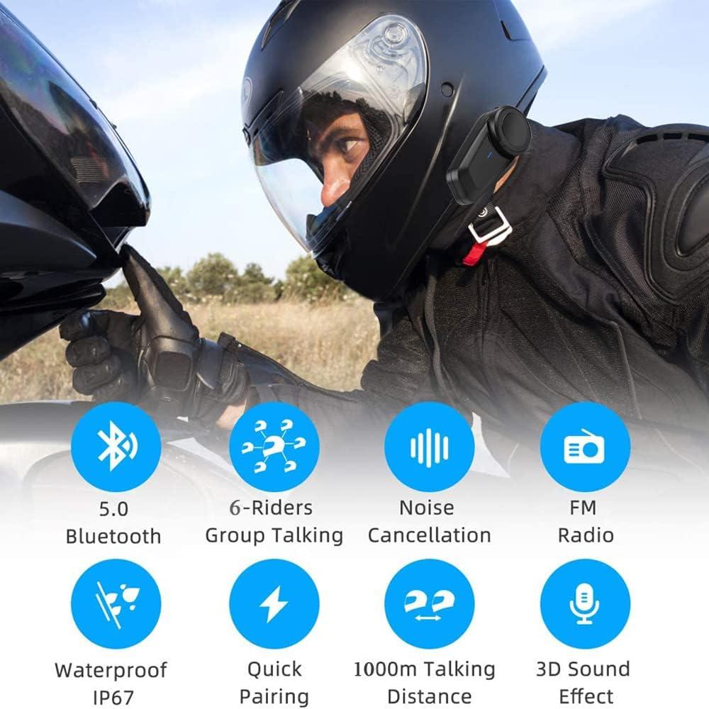 Intercomunicador Bluetooth QSPORTPEAK M2 para Motocicleta