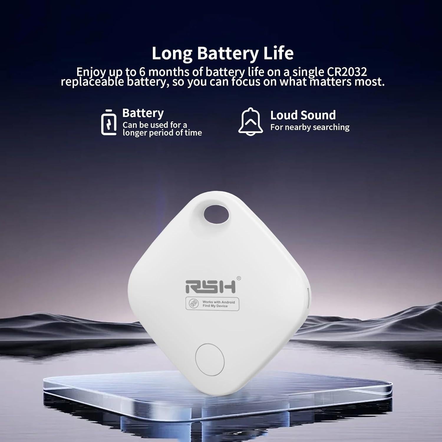 Etiqueta de Seguimiento Bluetooth RSH para Android 4 Pack