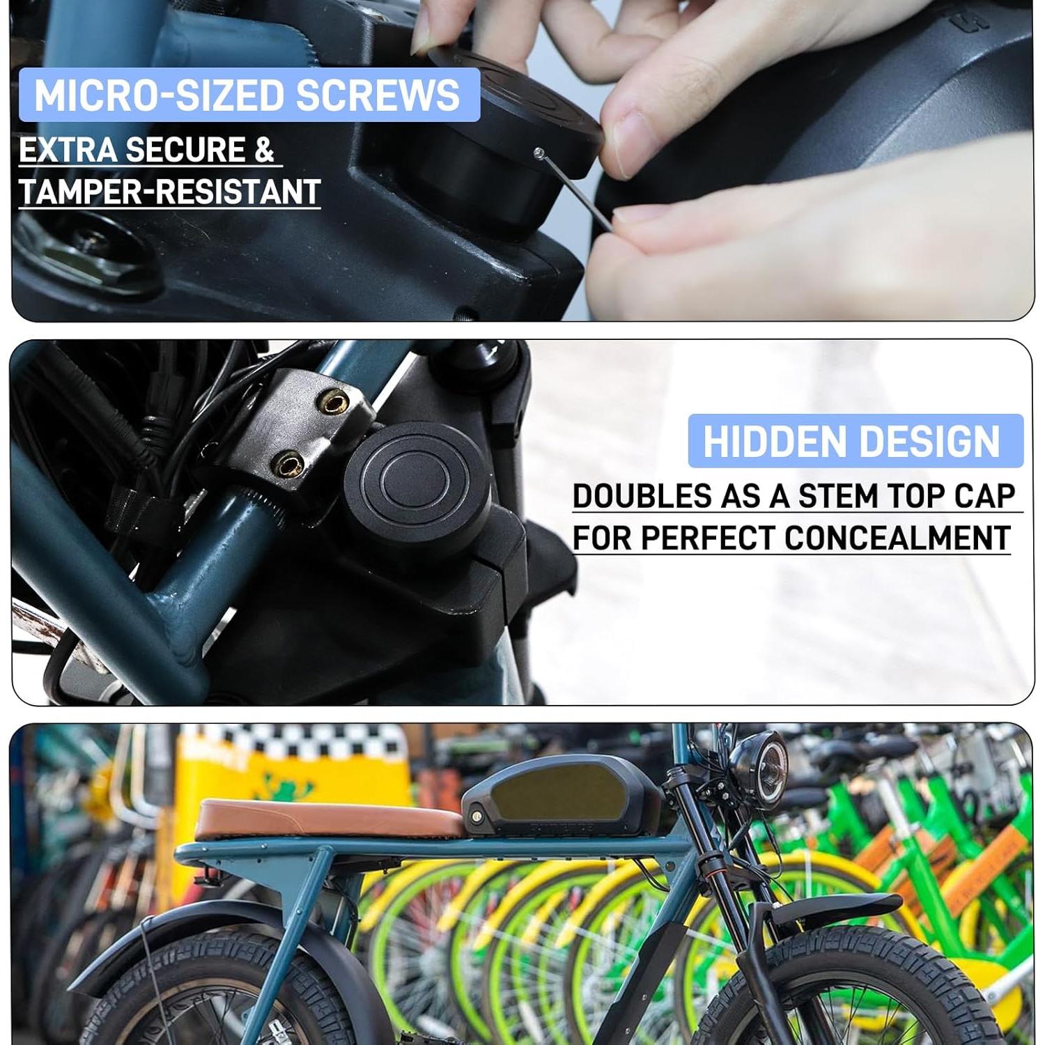 Soporte impermeable para Airtag YIBEICO para Super 73 S2