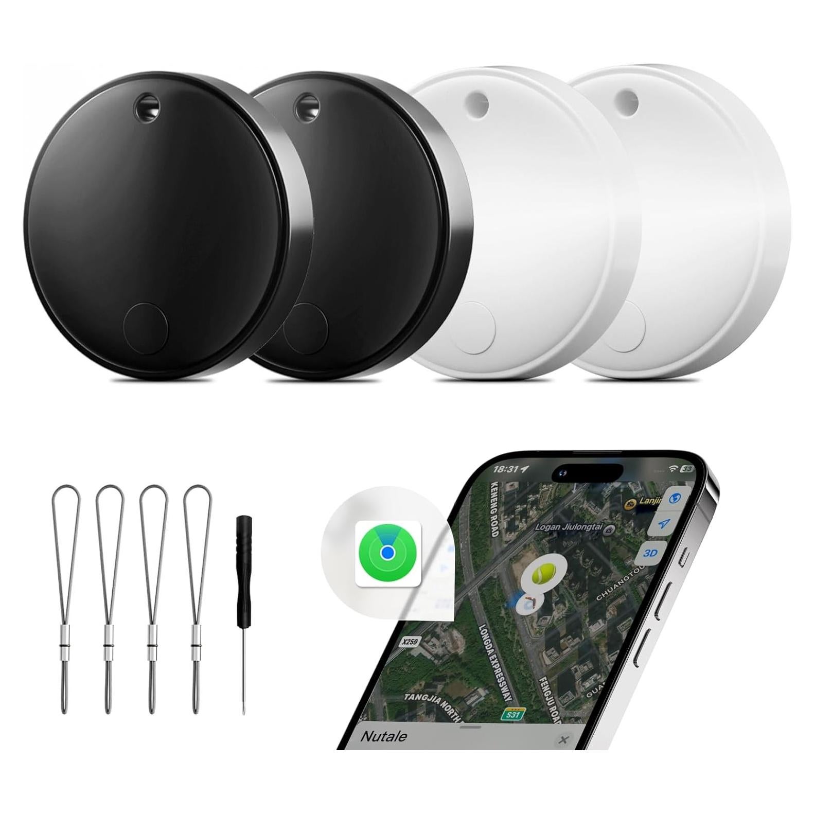 Paquete de 4 Etiquetas de Seguimiento Nutale F20X - iOS