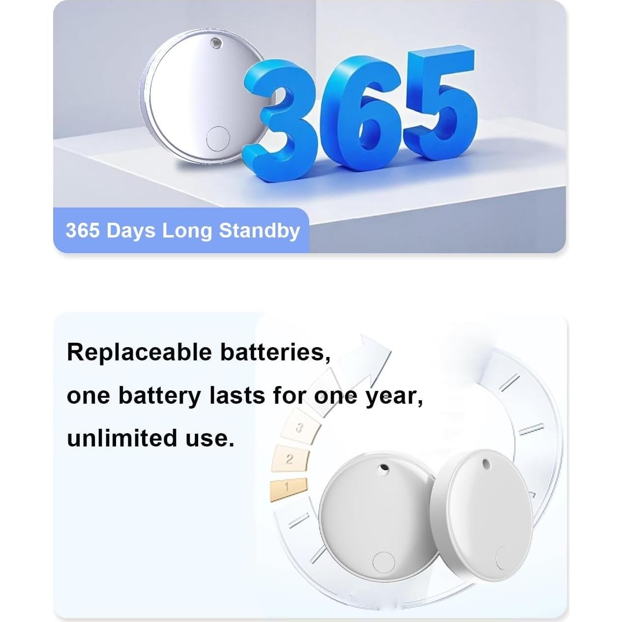 Paquete de 4 Etiquetas de Seguimiento Nutale F20X - iOS