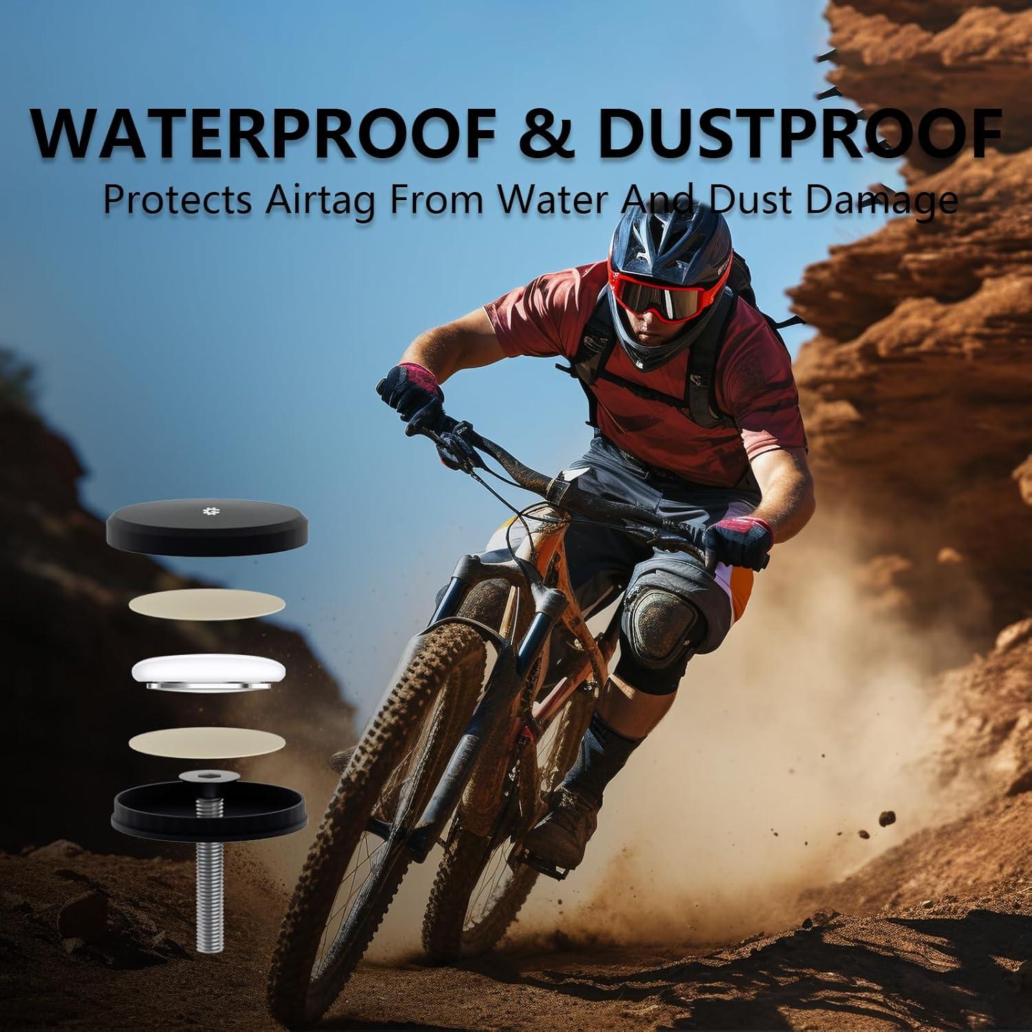 Soporte Oculto para AirTag de Bicicleta GRQUSTO - Impermeable