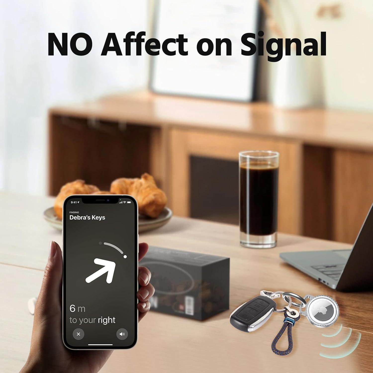 Soporte de llavero KOBKOD para AirTag - 2 paquetes impermeables