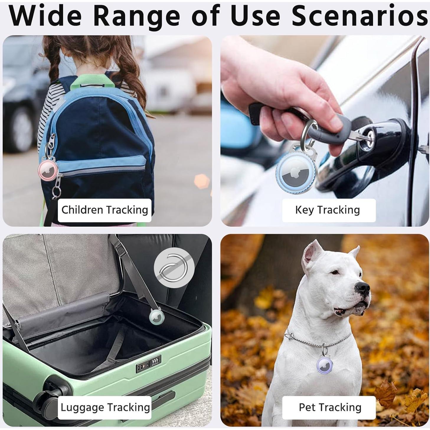 Soporte de llavero KOBKOD para AirTag - 2 paquetes impermeables