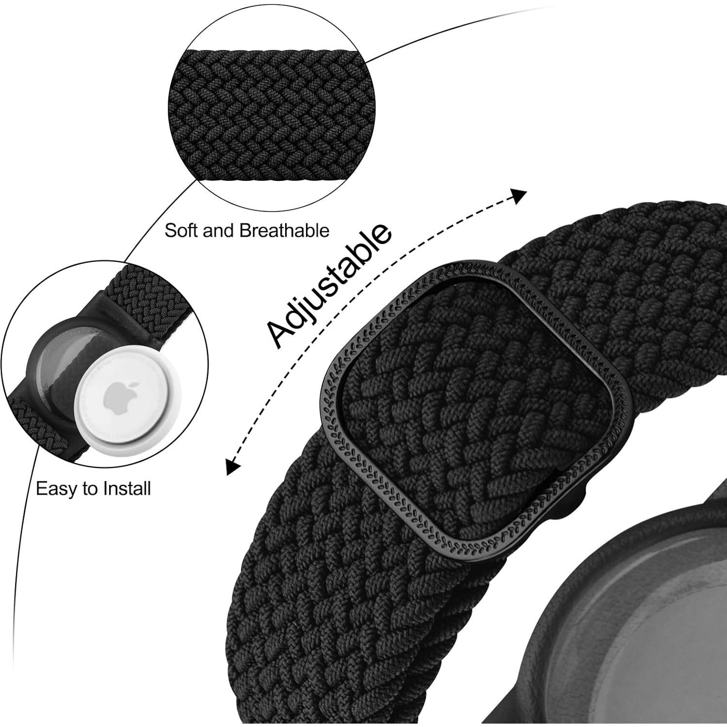 Soporte de Pulsera Airtag Vancle Ajustable para Niños y Adultos