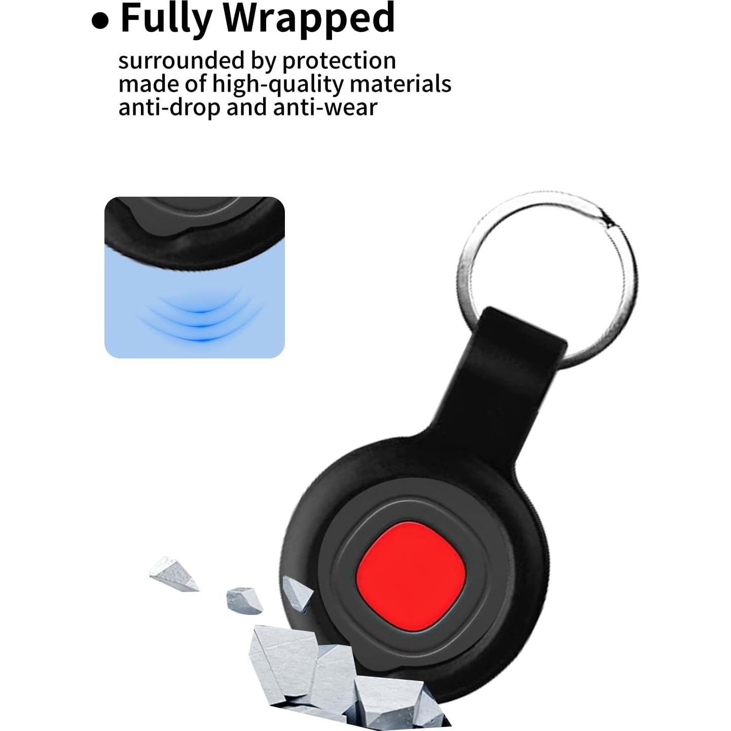 Funda protectora de silicona Delumu para etiquetas de rastreo