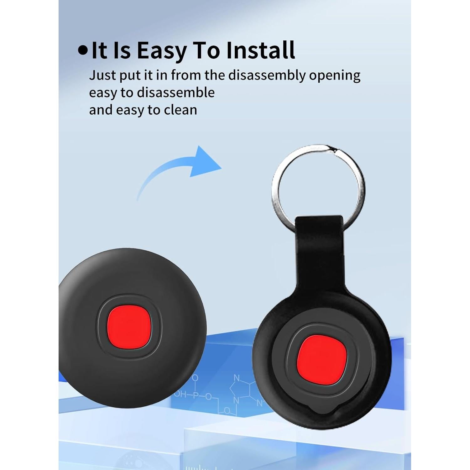 Funda protectora de silicona Delumu para etiquetas de rastreo