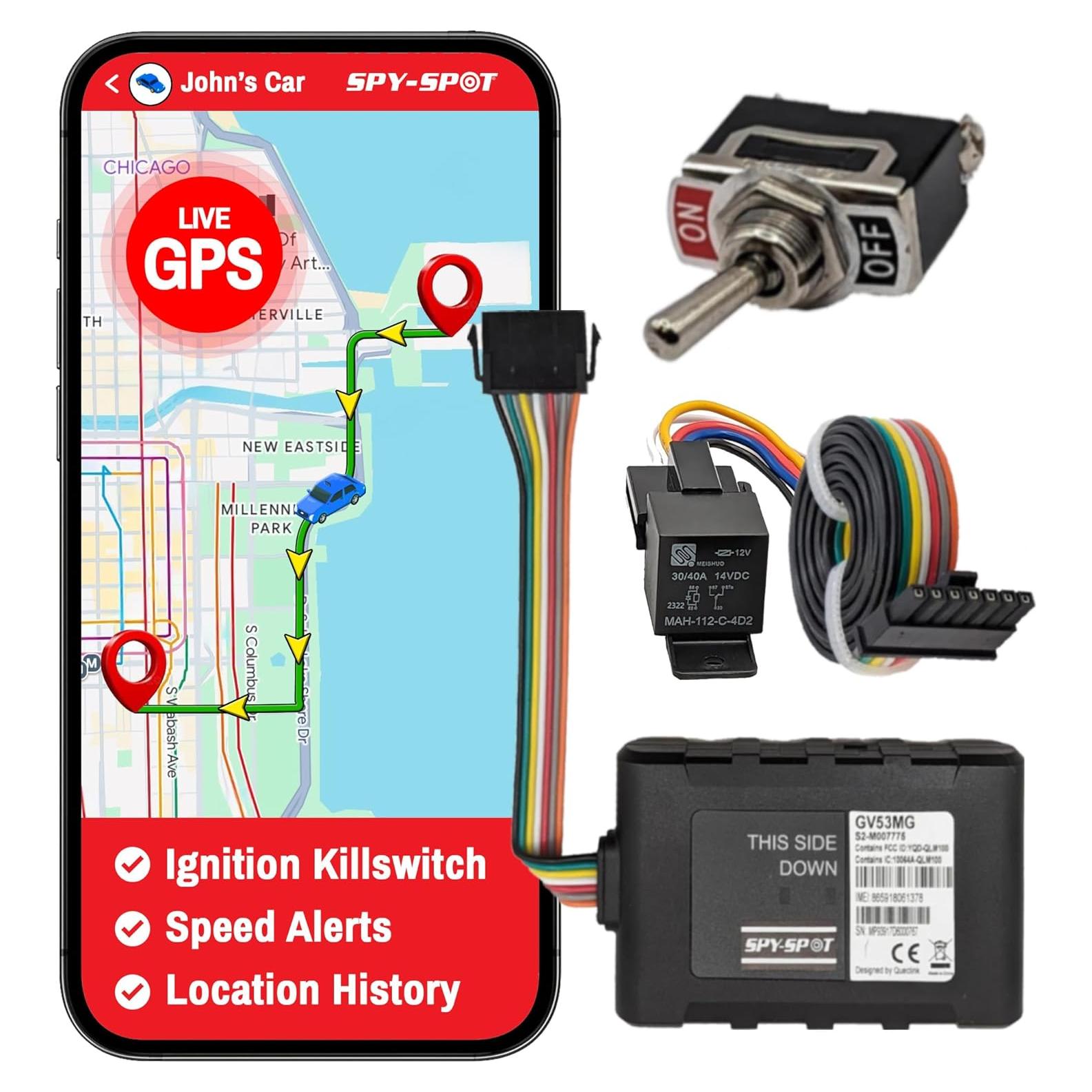 Rastreador GPS Cableado Spy Spot GV50MA con Apagado Remoto