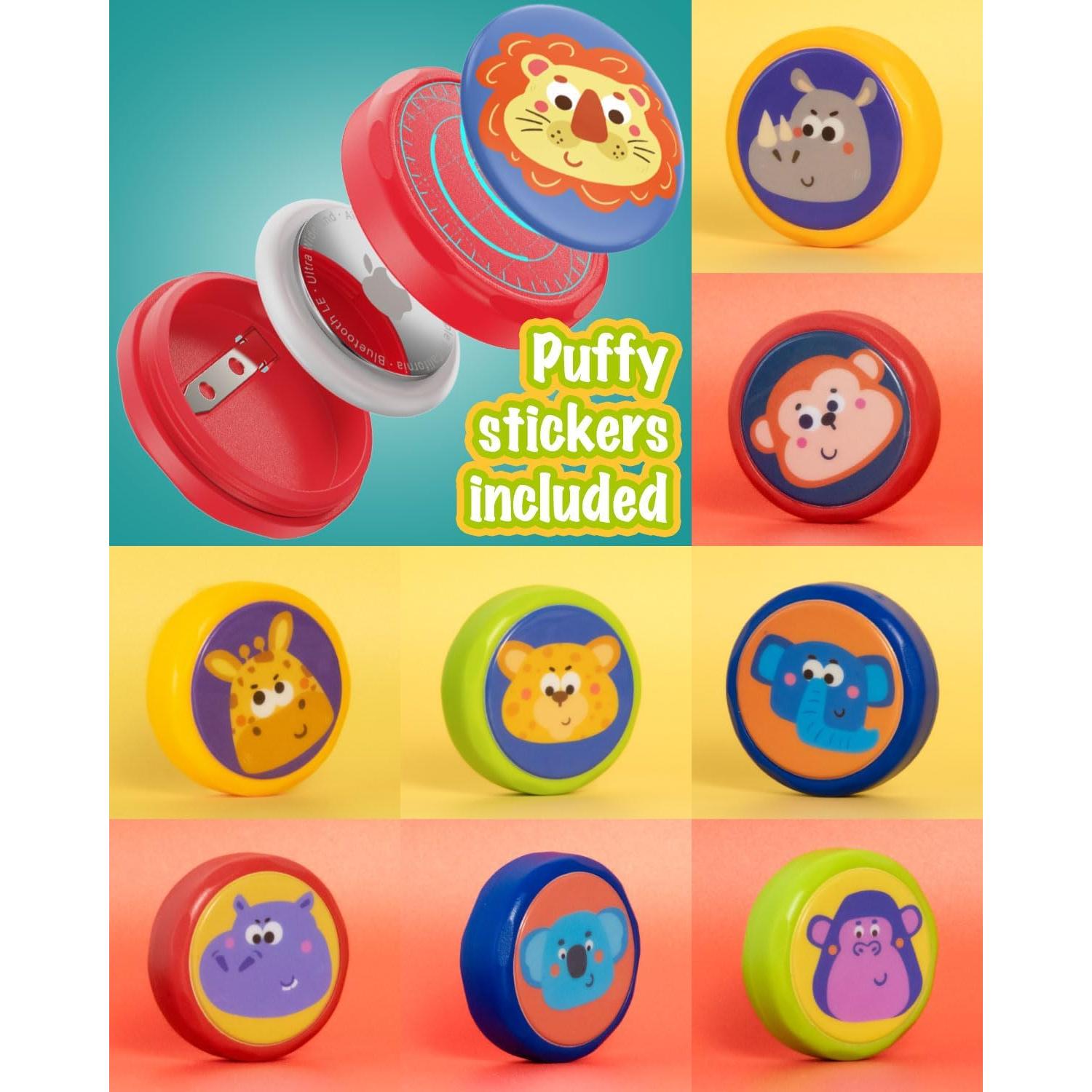 Paquete de 2 fundas para AirTag ZINCCO con tema animal