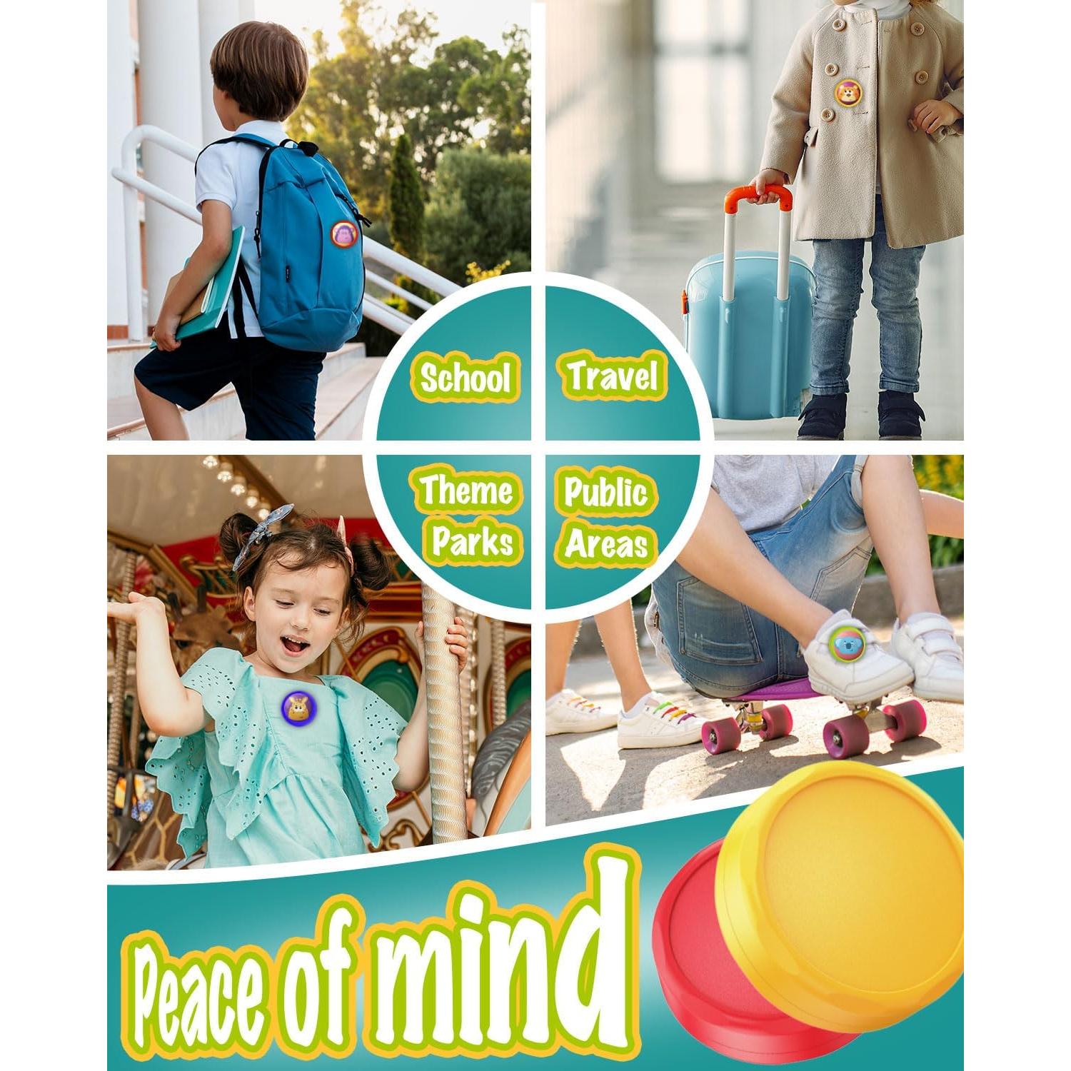 Paquete de 2 fundas para AirTag ZINCCO con tema animal