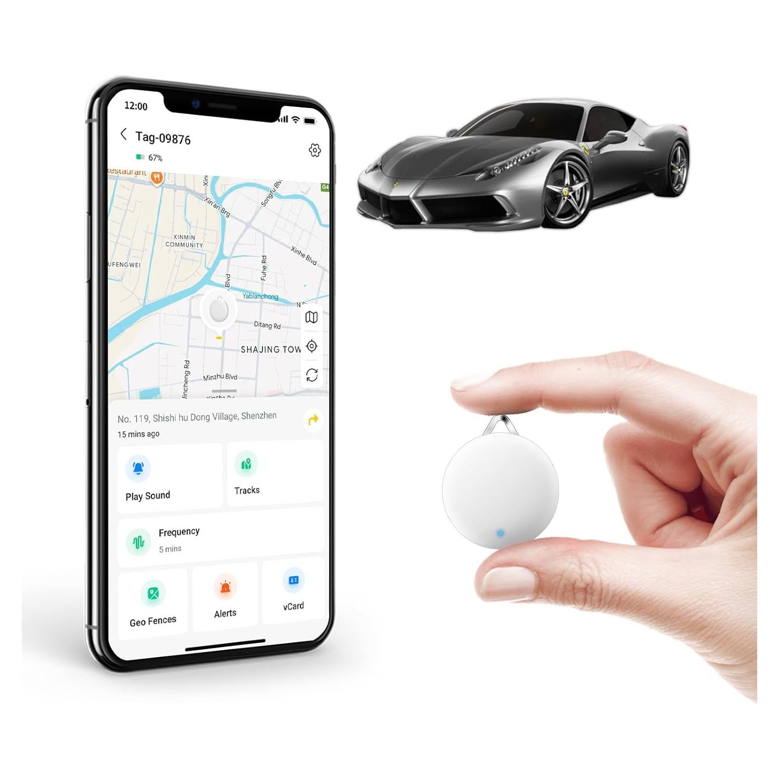 Rastreador GPS Mini LNCOON Sin Suscripción para Vehículos