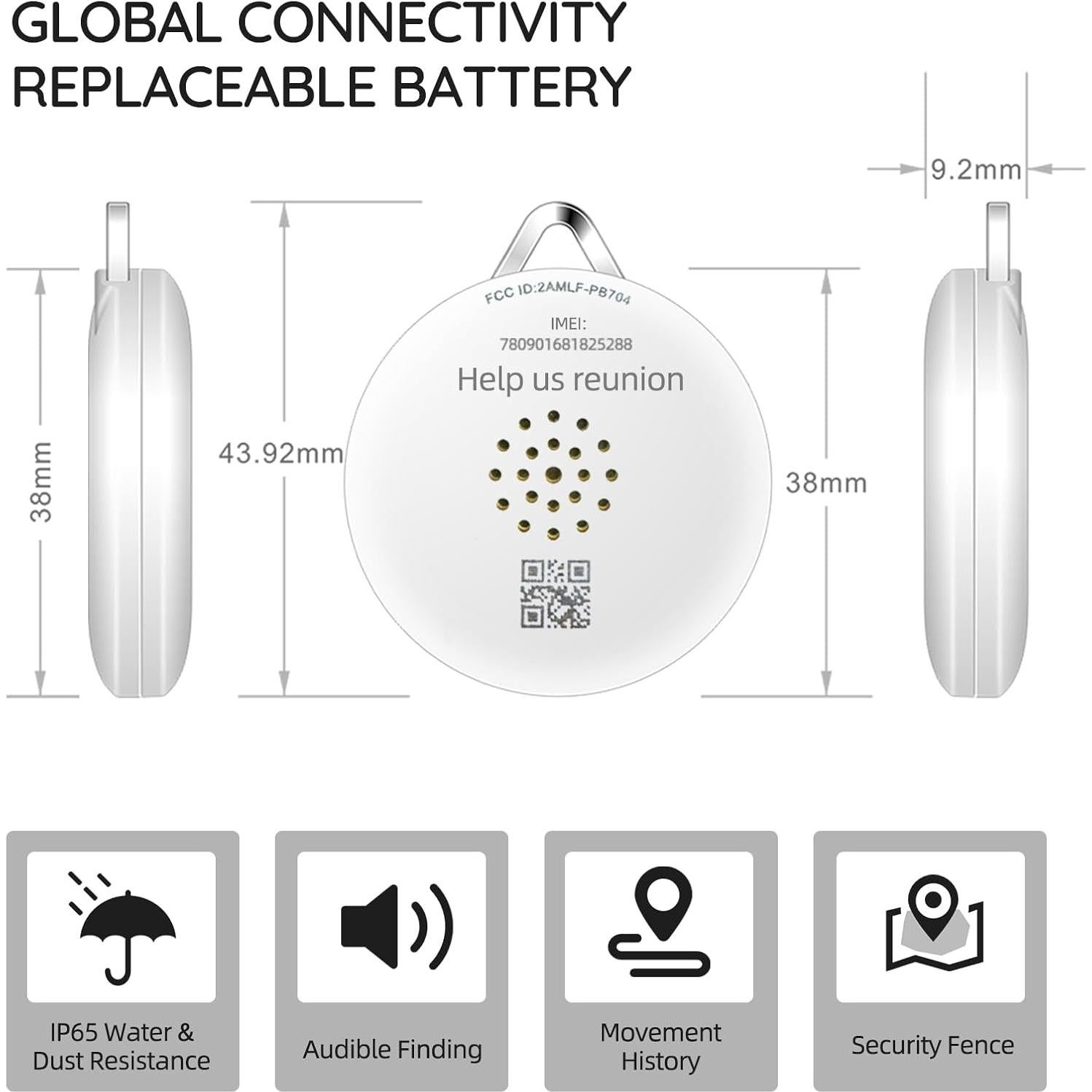 Rastreador GPS Mini LNCOON Sin Suscripción para Vehículos