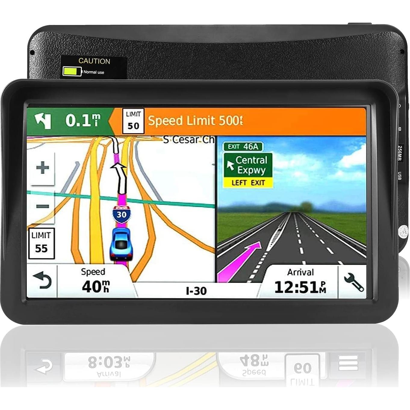 Navegador GPS 9" LEIENSI con Mapas 2025 y Actualización Vitalicia