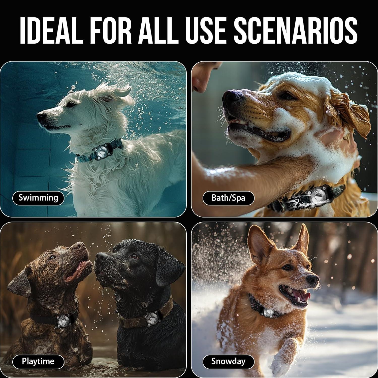 Soporte Protector OneTigris para Air Tag - Impermeable Negro