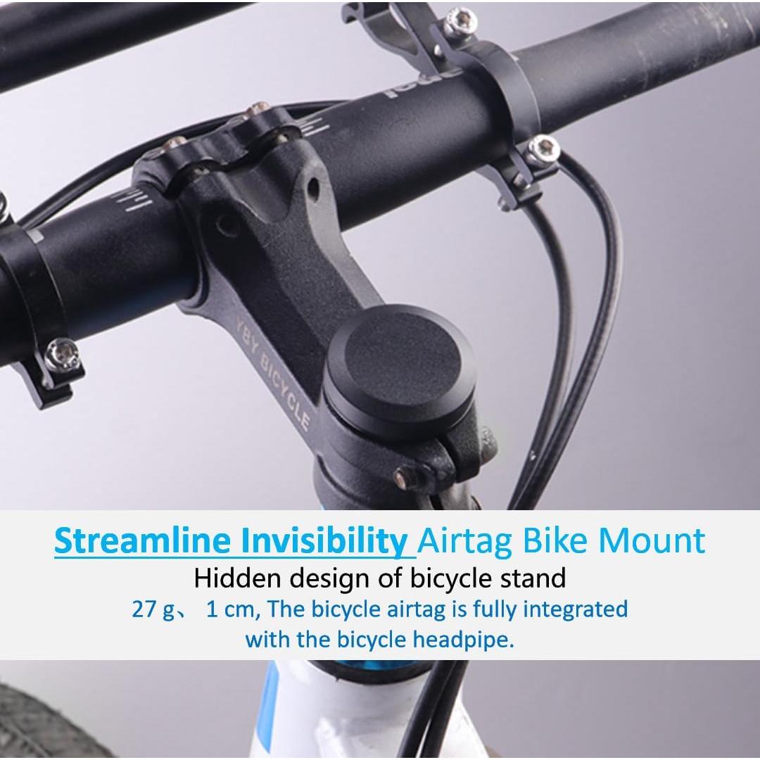 Soporte para AirTag en Bicicleta ipuplar 31.8mm Ultra Ligero