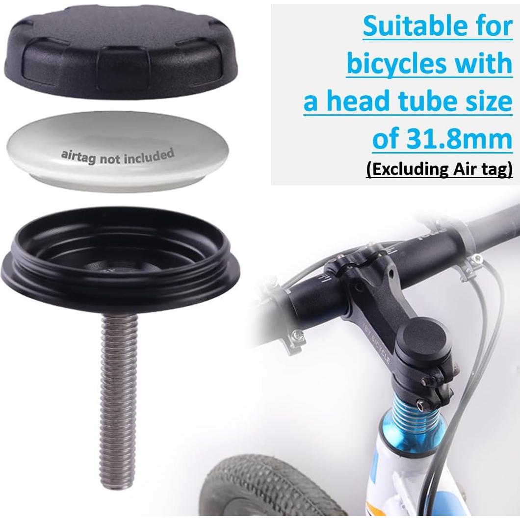 Soporte para AirTag en Bicicleta ipuplar 31.8mm Ultra Ligero