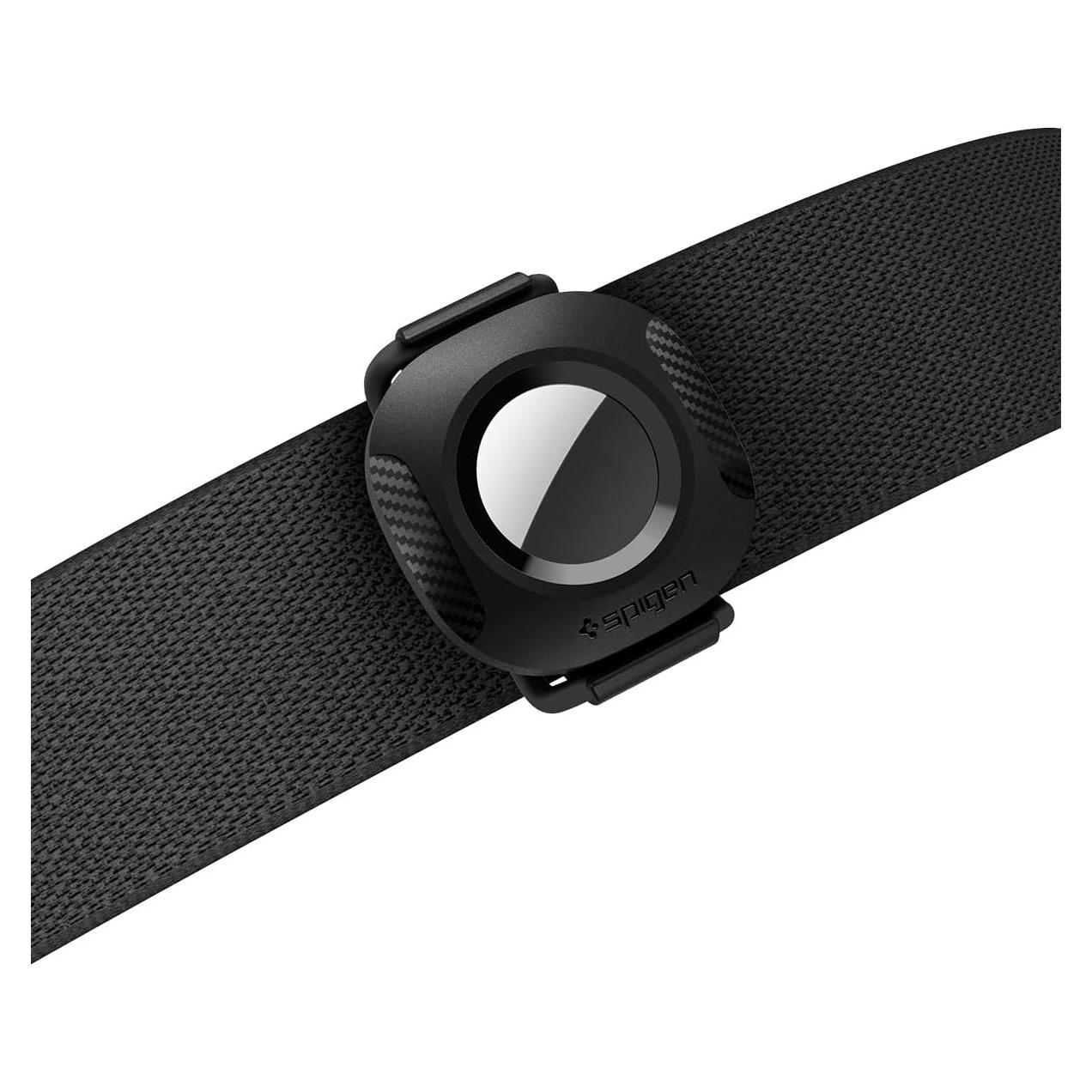 Funda Spigen Tag Armor para AirTag - Collar Mascota, Bicicleta, Negro