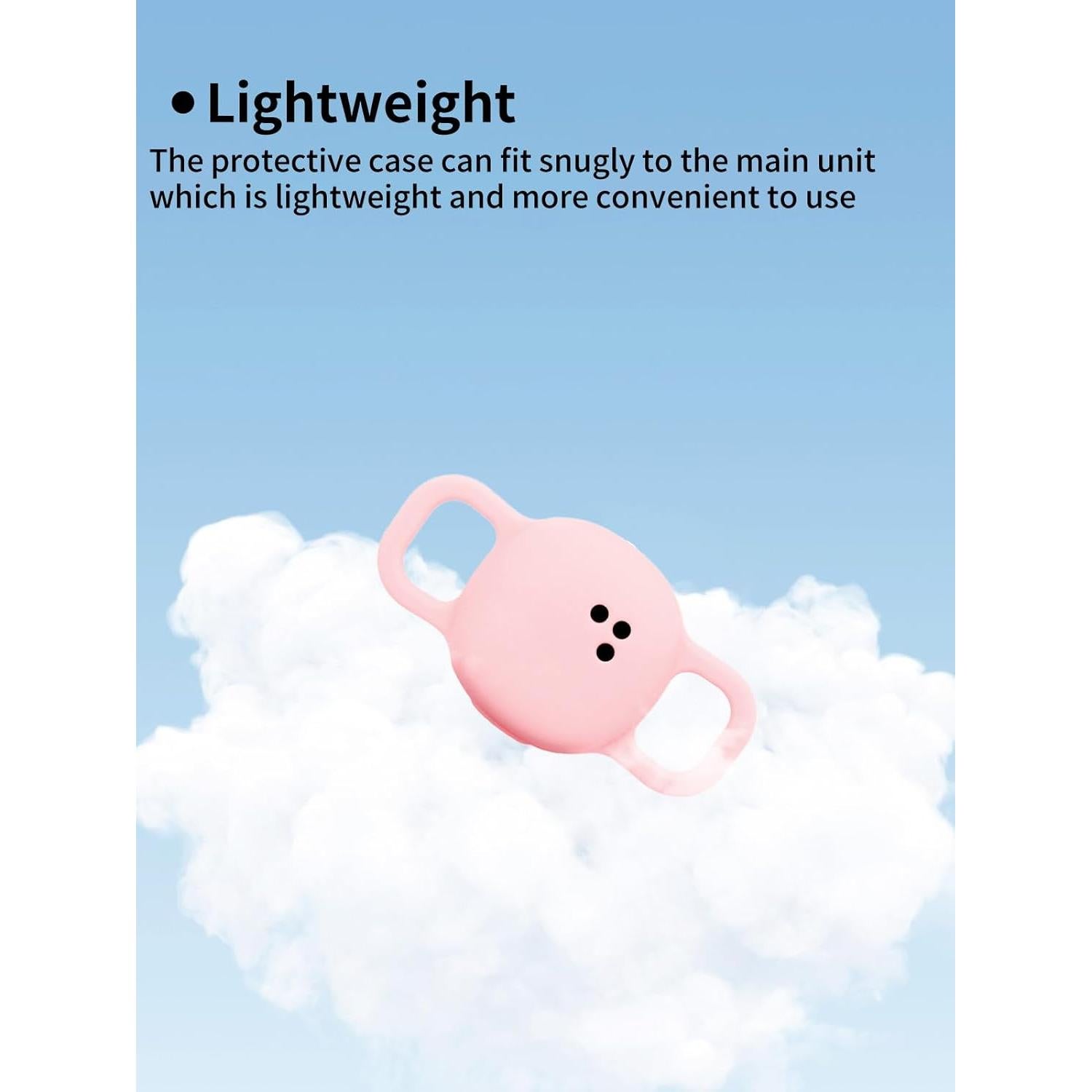 Funda de Silicona Rosa para Telylou Air Tag - Protección Resistente