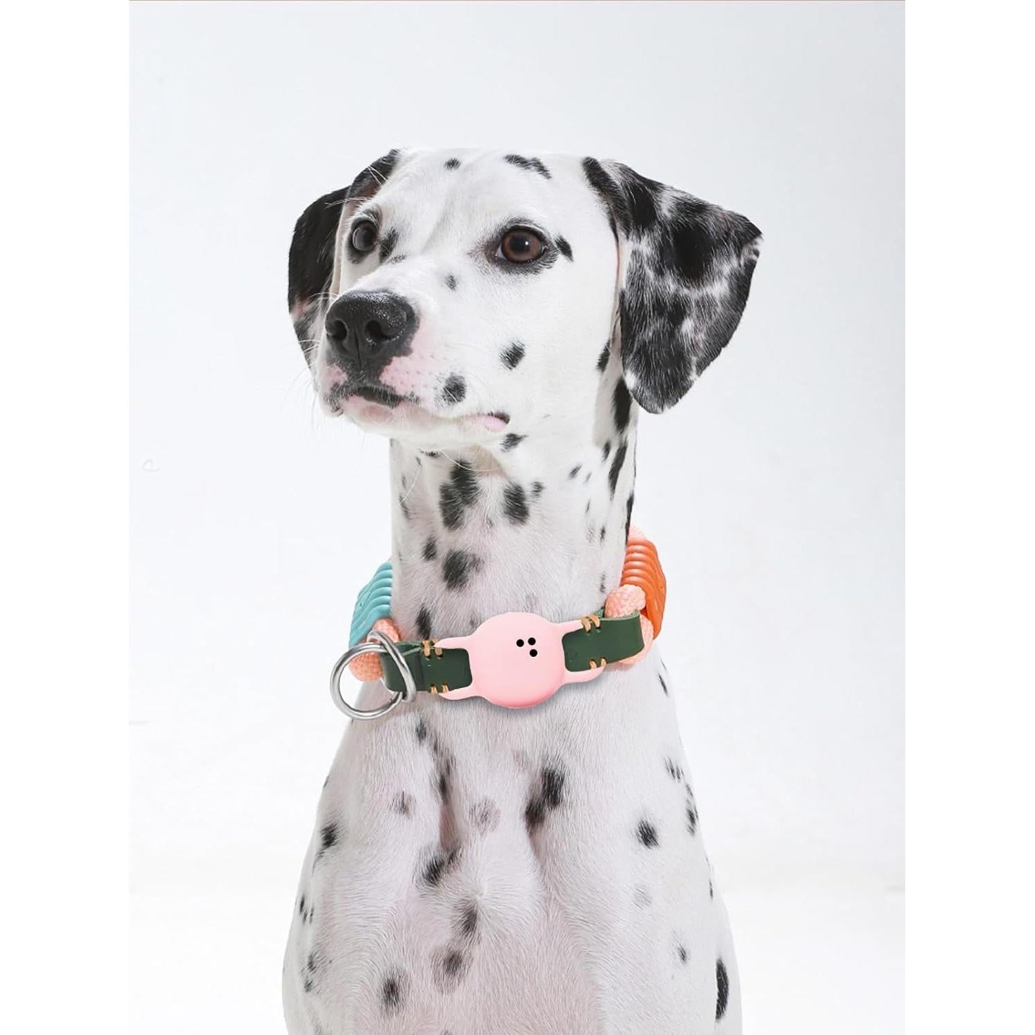 Funda de Silicona Rosa para Telylou Air Tag - Protección Resistente