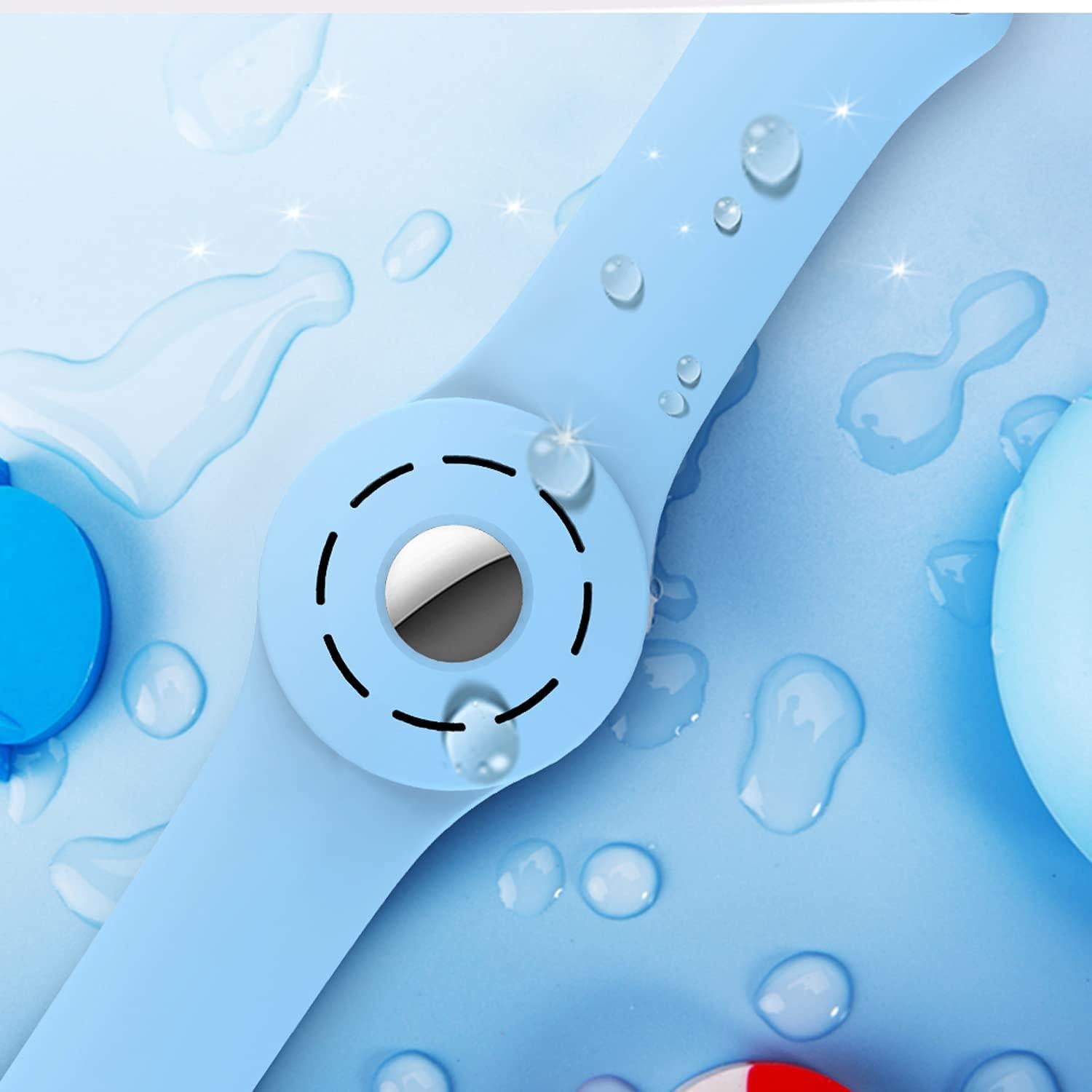 Funda de silicona para AirTag Hansont - Azul, para niños