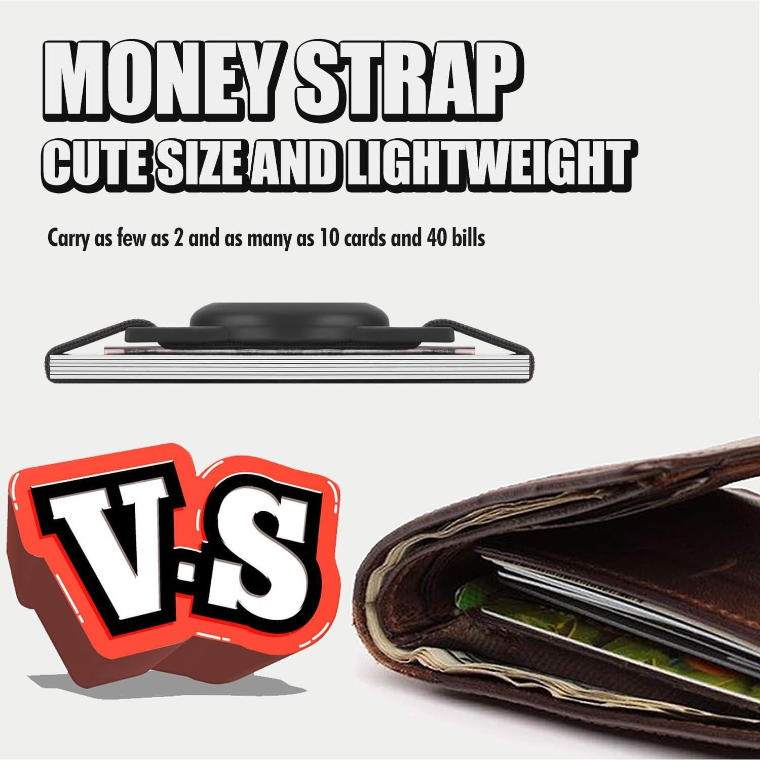 Soporte para AirTag MOSIYEEF con Correa de Dinero - Universal