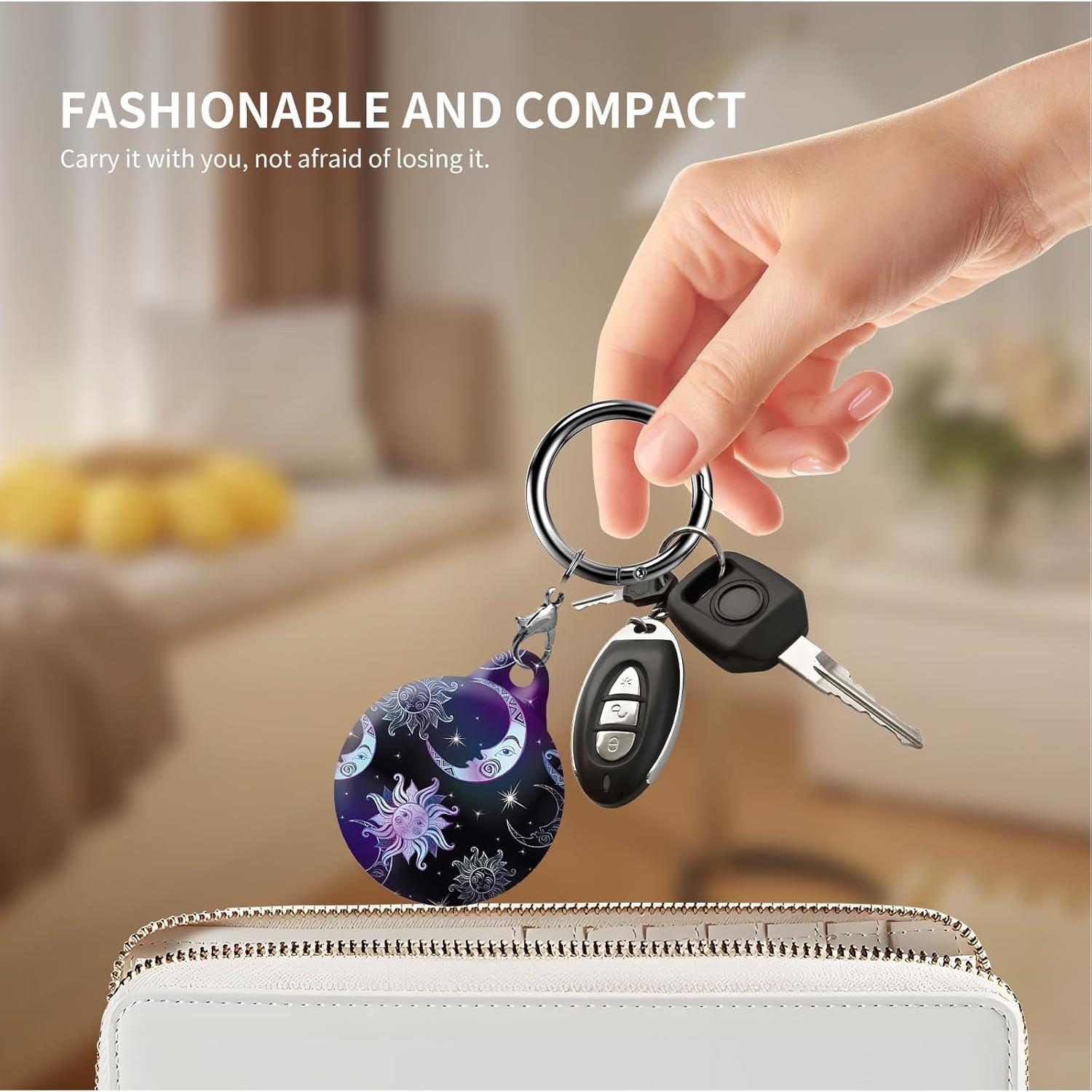 Soporte para AirTag AKPZV con cubierta anti-rayones