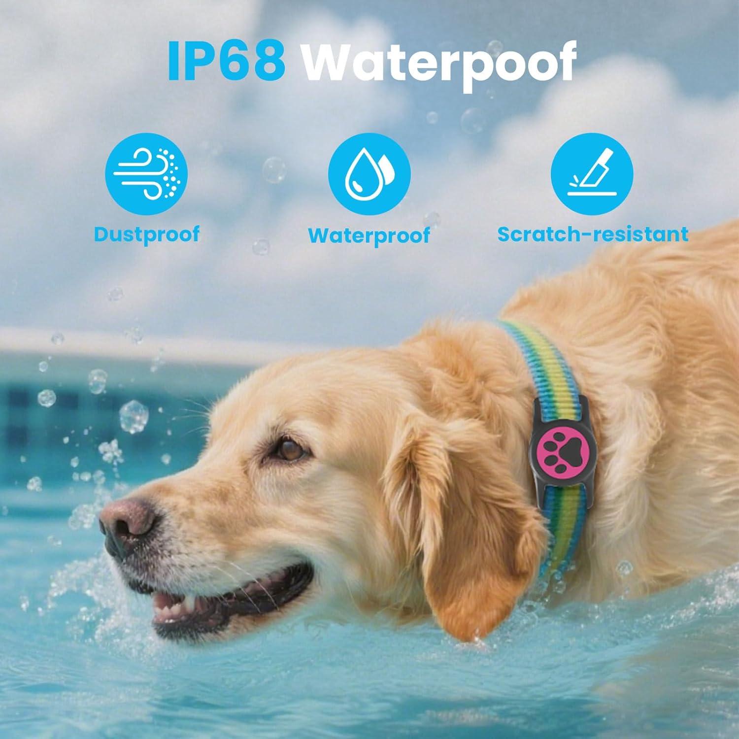 Soporte para Collar de Perro Airtag QRTagLab Impermeable