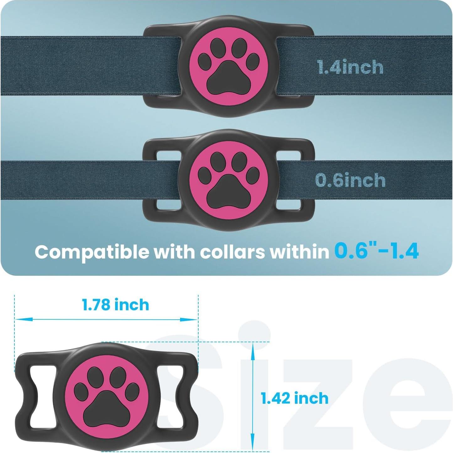 Soporte para Collar de Perro Airtag QRTagLab Impermeable