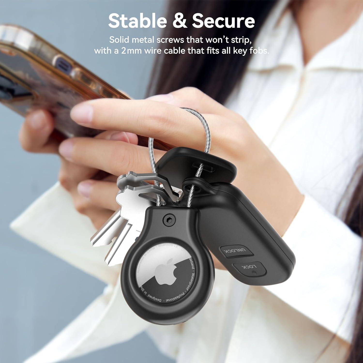 Soporte de Metal para AirTag y Moto Tag SkyArmor - 2 Piezas