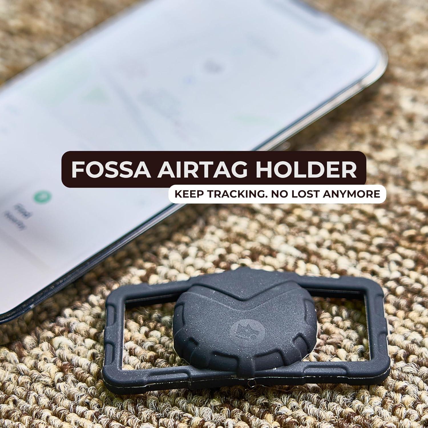 Soporte de Collar de Perro Fossa para Air Tag Grado Militar