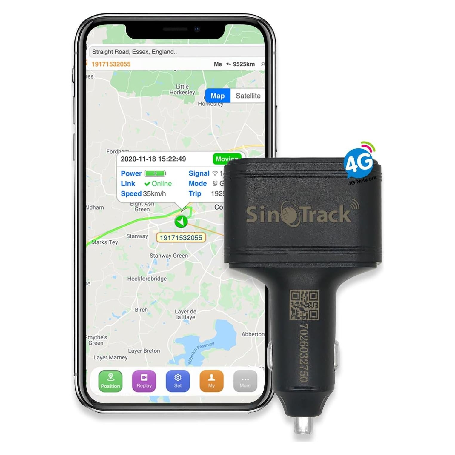 Rastreador GPS SinoTrack ST-909L 4G con Botón SOS