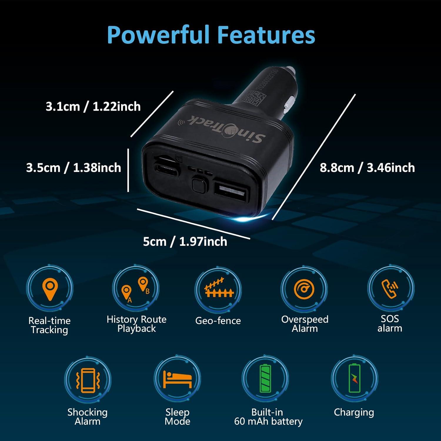 Rastreador GPS SinoTrack ST-909L 4G con Botón SOS