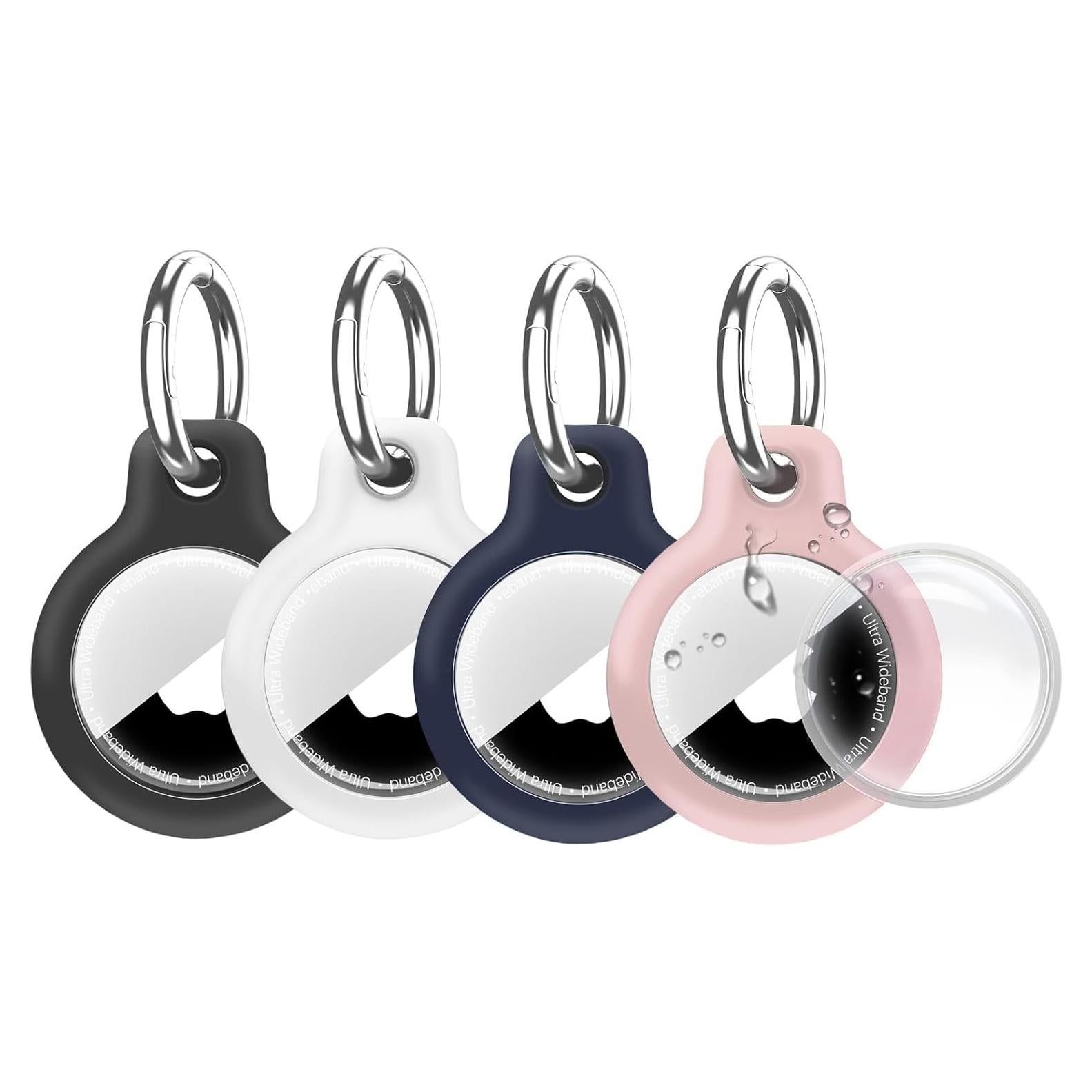 Funda Impermeable TPU para AirTag YOKRWO 4-Pack Multi Color