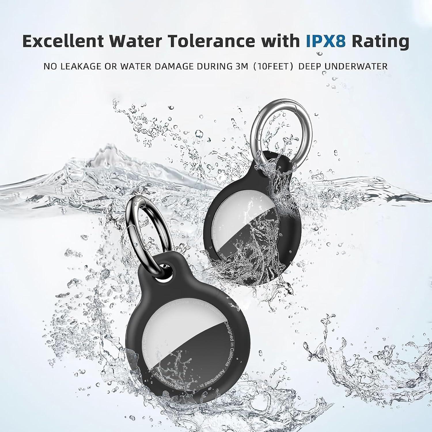 Funda Impermeable TPU para AirTag YOKRWO 4-Pack Multi Color