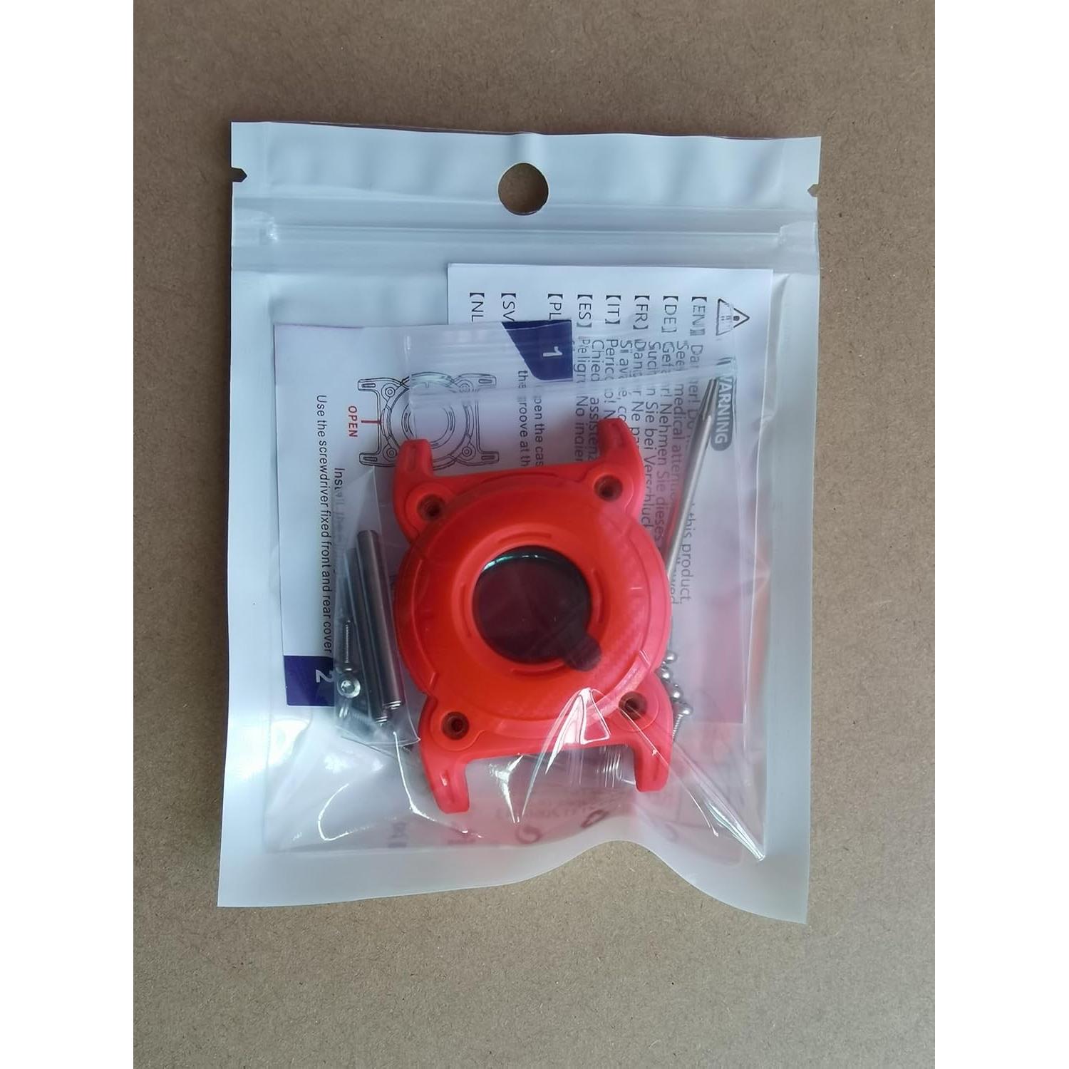 Soporte de Collar para Perro AirTag Sichy Rojo Impermeable IPX8