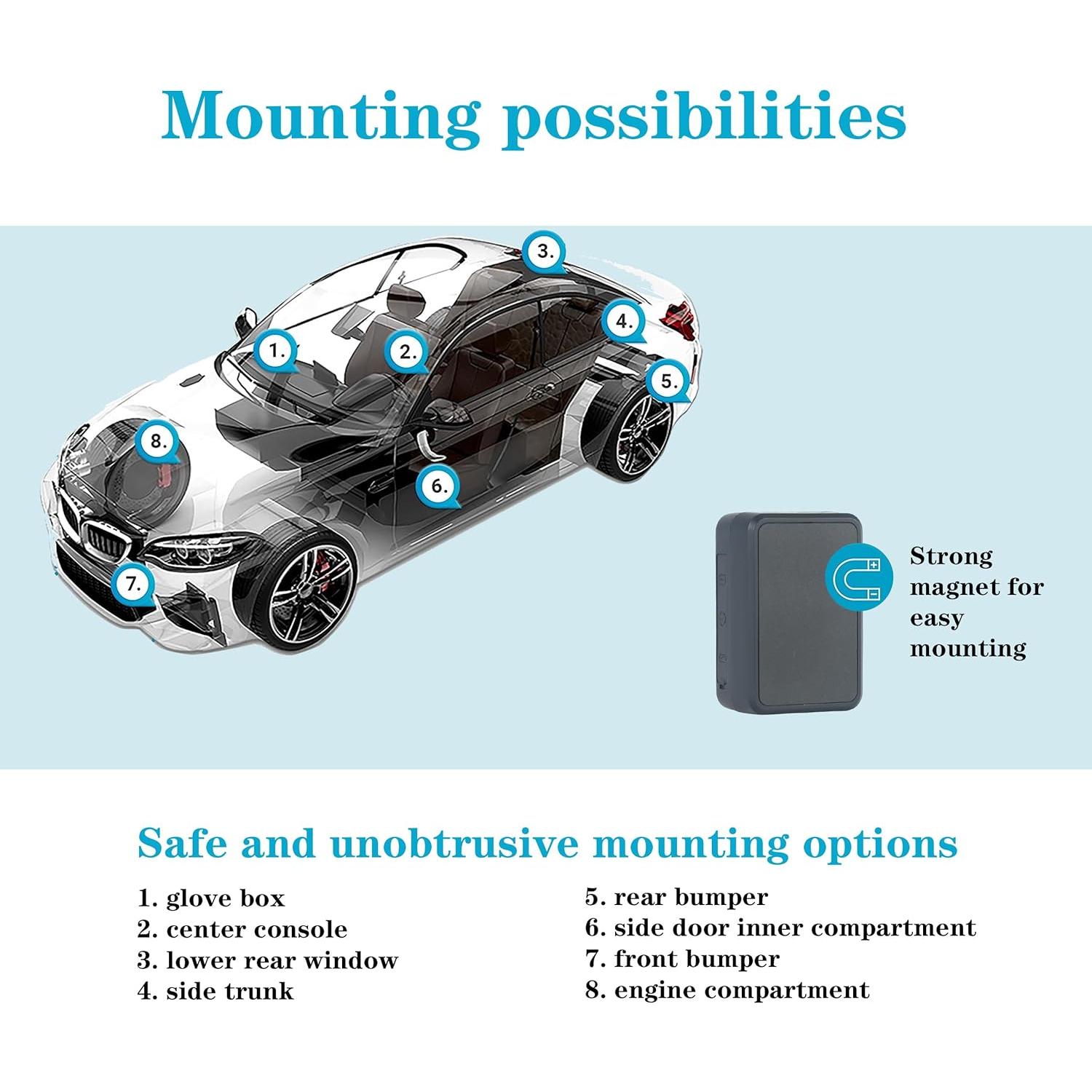Rastreador GPS Mini TKMARS TK903 con 60 Días de Batería