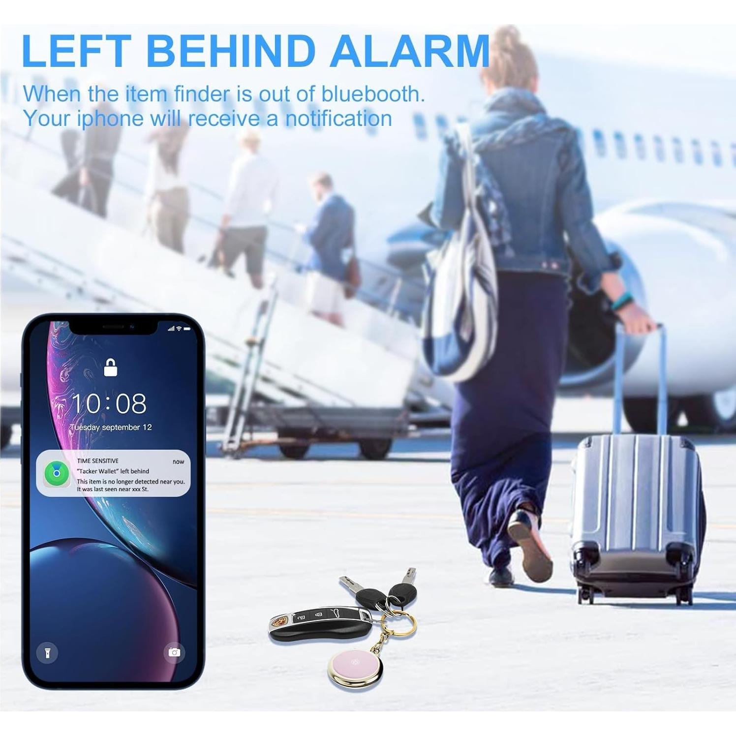 Localizador GPS Air Tag para iOS SmartLB 2 Paquete Negro/Rosa