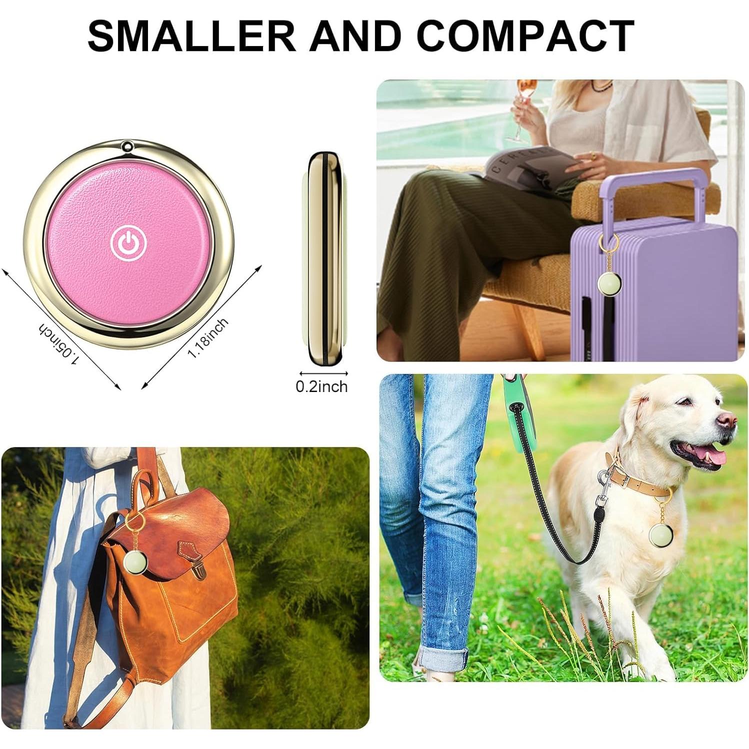 Localizador GPS Air Tag para iOS SmartLB 2 Paquete Negro/Rosa