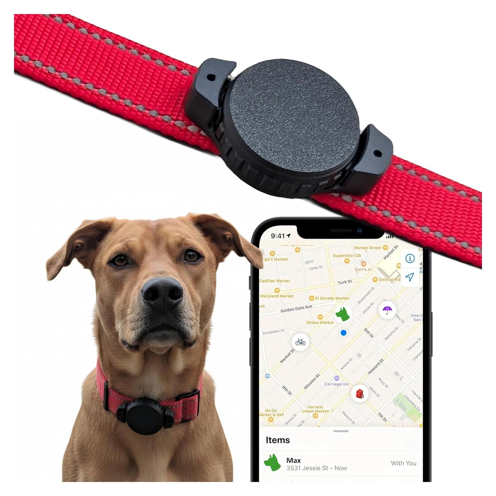 Soporte Impermeable para Collar de Perro Mars Outpost Airtag