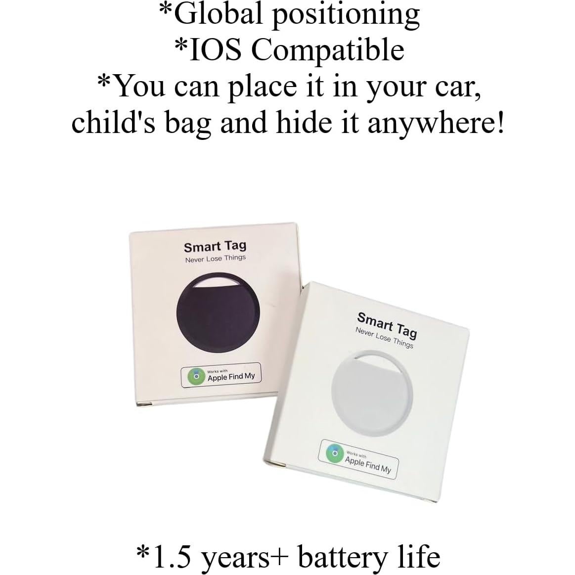 Dispositivo de Seguimiento GPS con Llavero de Cuero Rosa