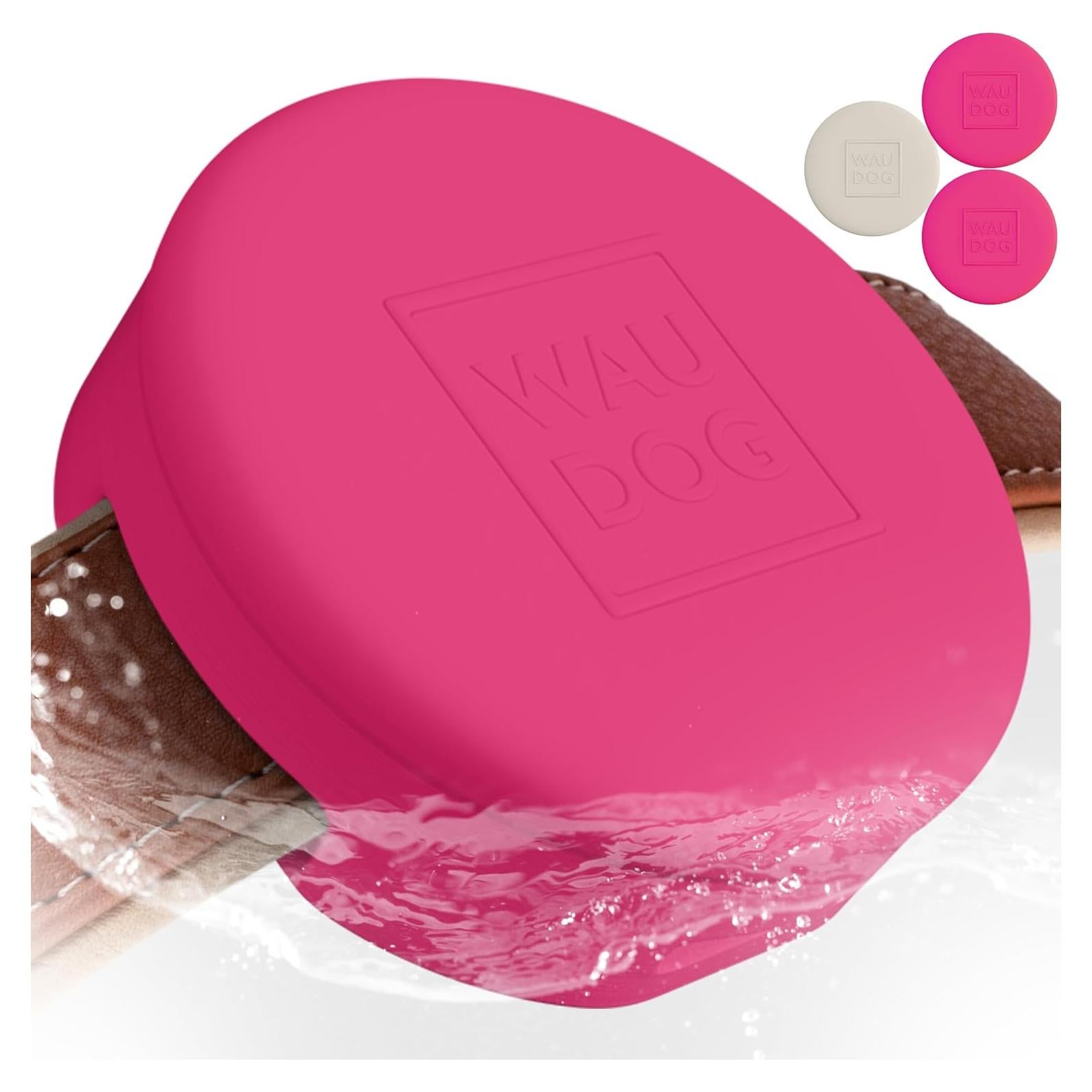 Soporte Impermeable para Airtag de Perro WAUDOG - Paquete de 3 - Silicona Suave