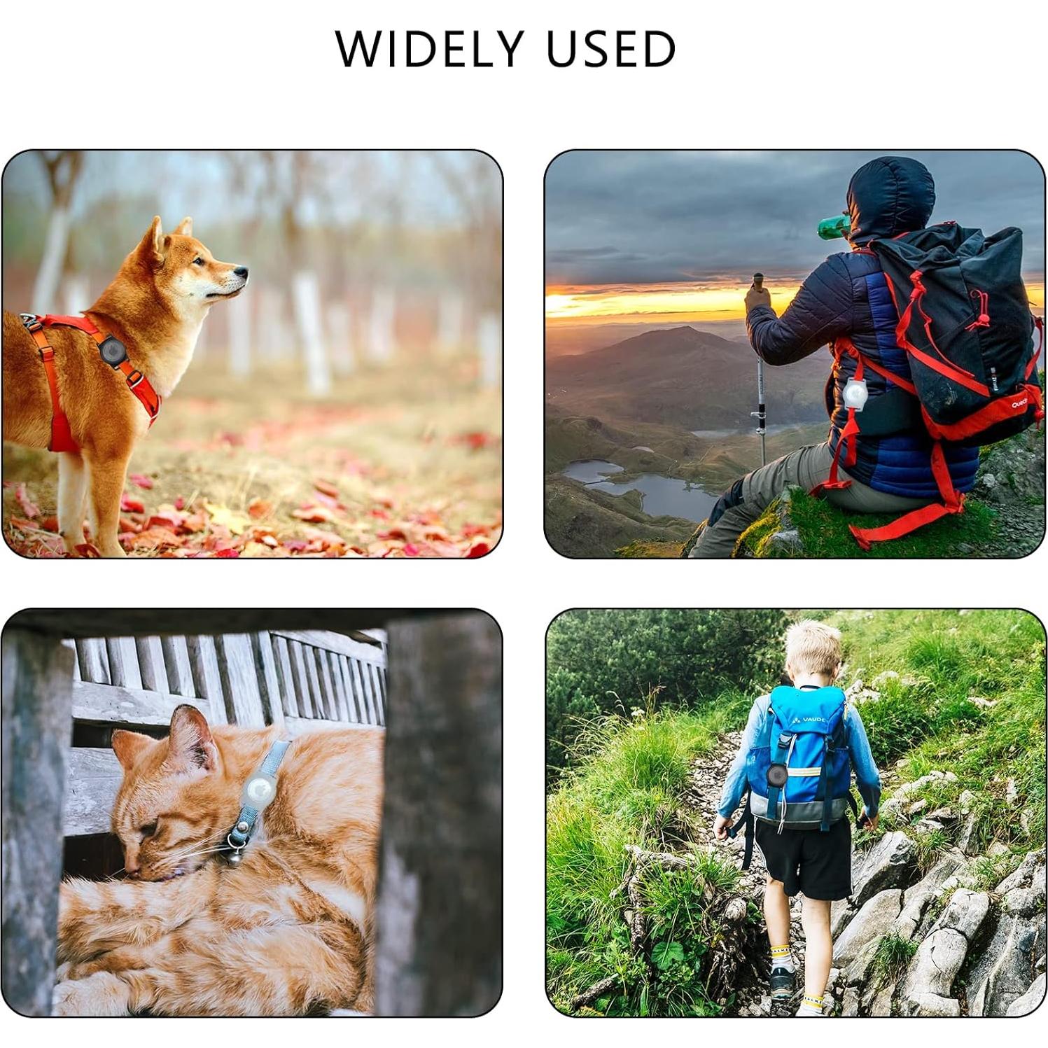 Soporte de Collar para AirTag POHNUI - Funda Protectora para Mascotas