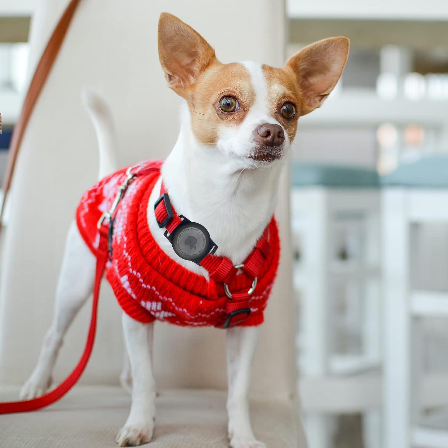 Soporte de Collar para AirTag POHNUI - Funda Protectora para Mascotas